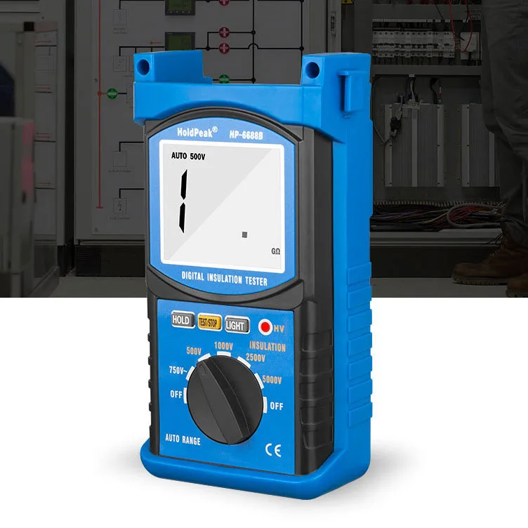 

F50 HP-6688B Insulation Resistance Tester New Arrival High Quality Digital 5000V Insulated Portable Tester Megohmmeter