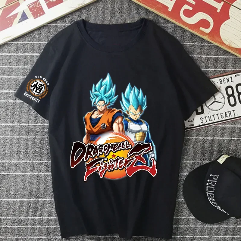 Camiseta Dragon Ball Para Hombre The Fan Tee - Goku Vegeta Anime Manga 100% Algodón