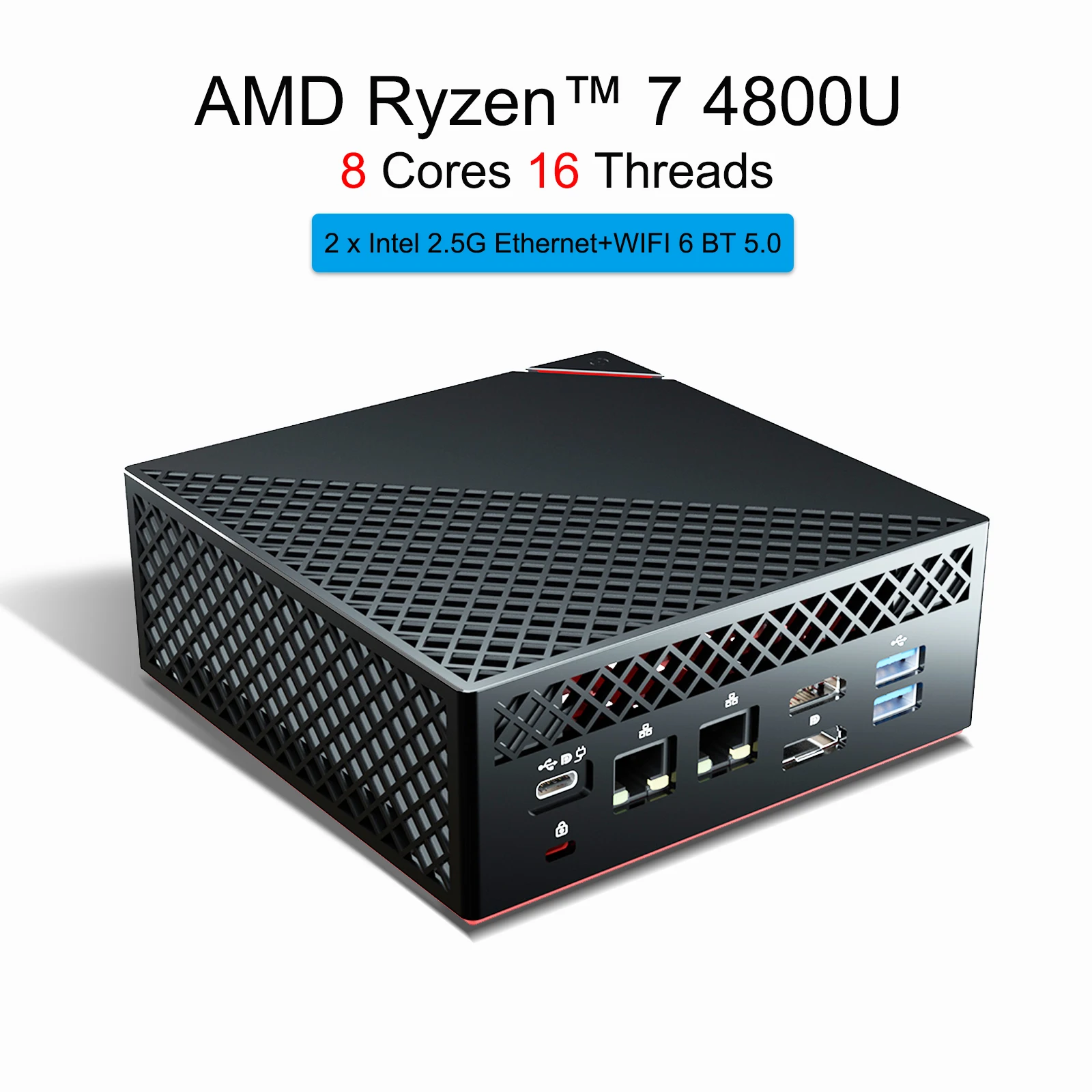 Chatrey AN1 Mini PC Windows 11 Ryzen 5 4500U Ryzen 4800U Gaming Desktop Computer Nvme SSD