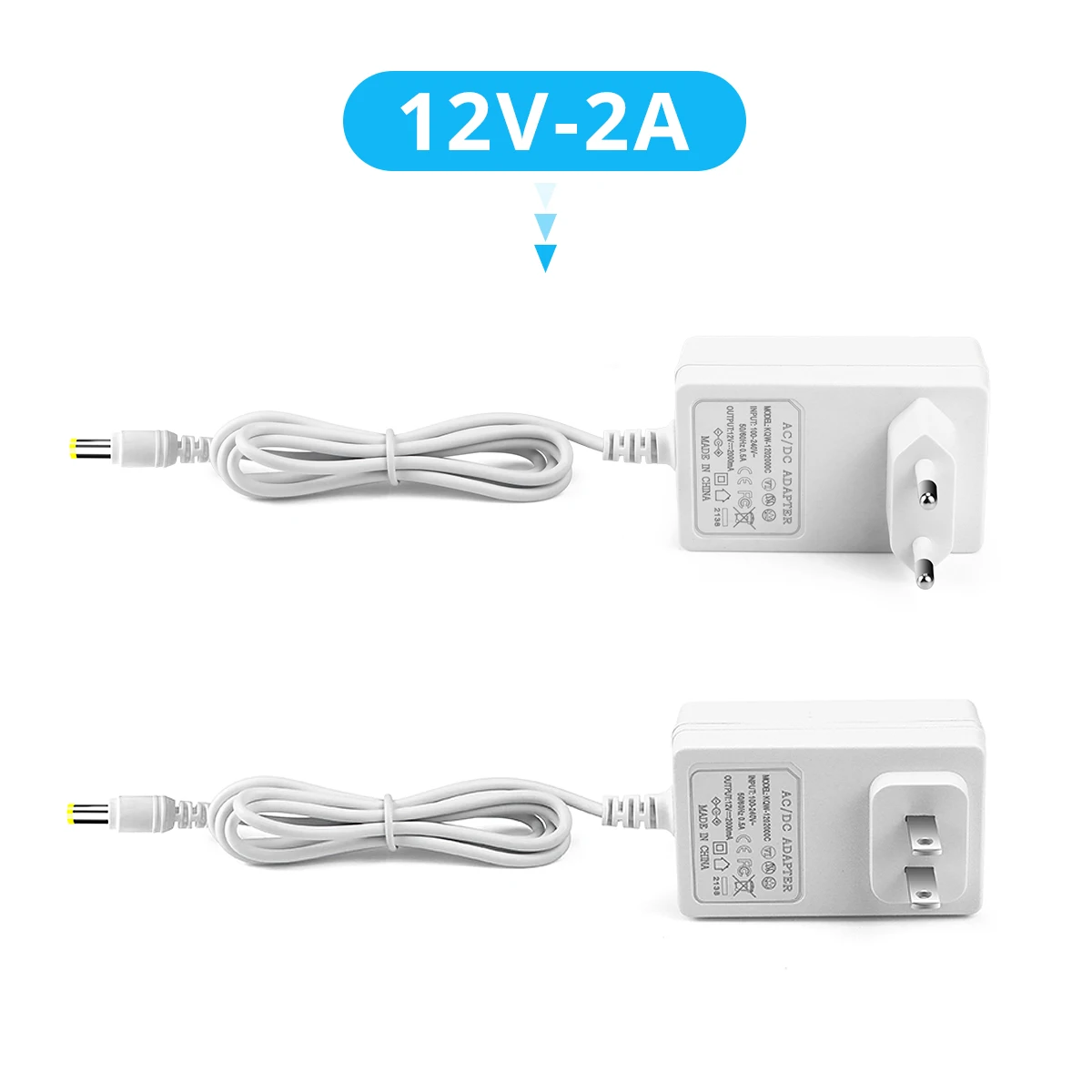 LED 드라이버 조명 변압기 전원 어댑터, 12V DC 전원 공급 장치, AC 100V-240V-DC 12V 2A 3A
