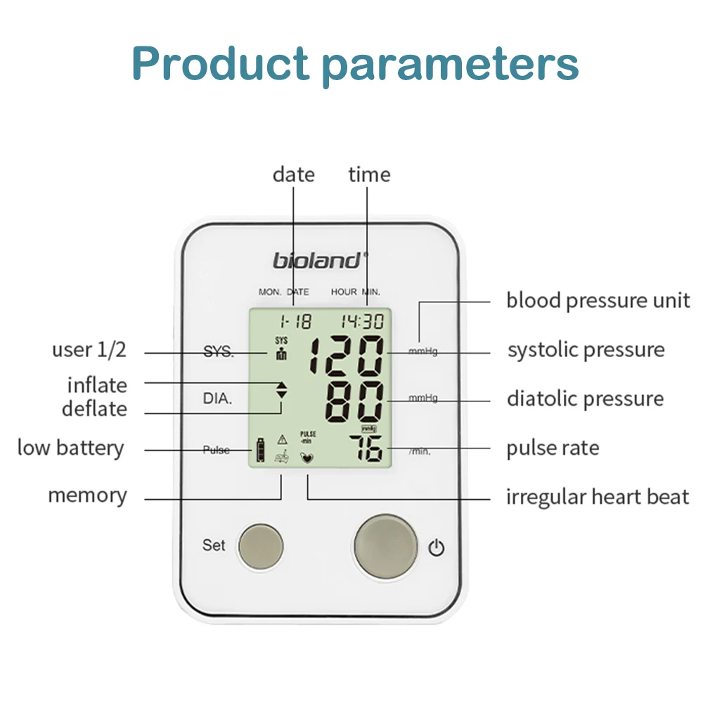 Blood Pressure Monitor,maguja Blood Pressure Machine,BP Monitor Automatic Upper Arm Cuff Digital with 8.7-17inches Adjustable