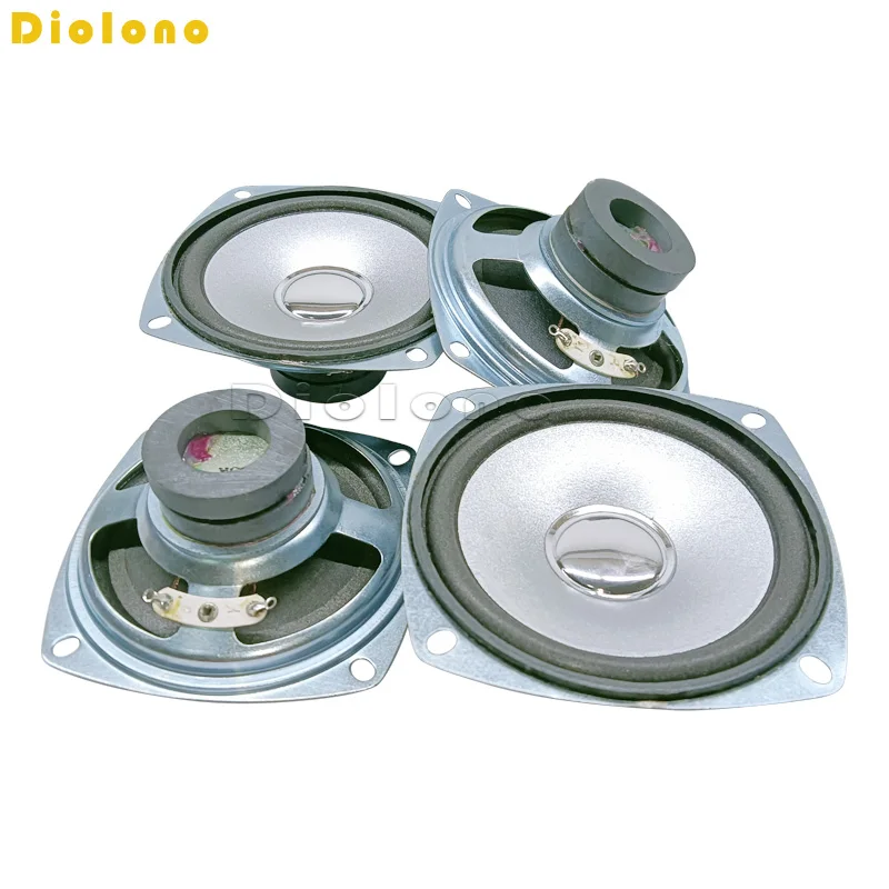 4 Ohm 3W Loudspeaker 78MM 3 Inch Square Speaker 32MM Double External Dual Magnetic Silvery Bright Cap Foam Edge