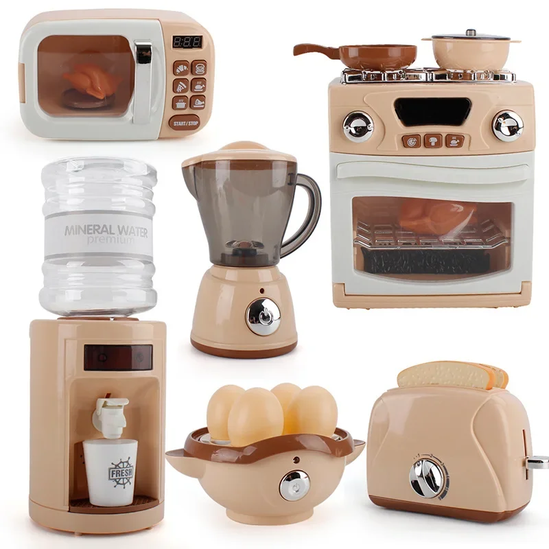 Deluxe Kids' Electric Kitchen Toy Appliance Set