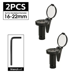 Enhanced 360° Rotating HD Bicycle Handlebar Rearview Mirror (2PC Black)