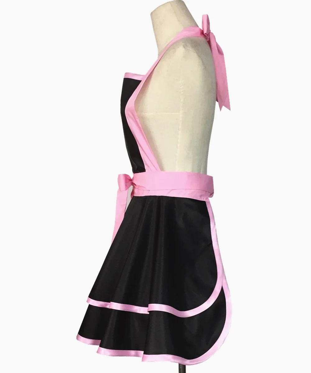 Prinzessin Schürze Frauen Mode Kleid Kellnerin Maid Haushalt Küche Abdeckung Kochschürze – Detail 10