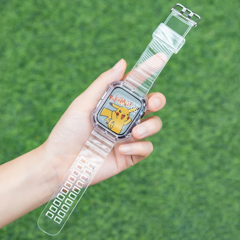 Transparent Silicone Bracelet with Protective Case