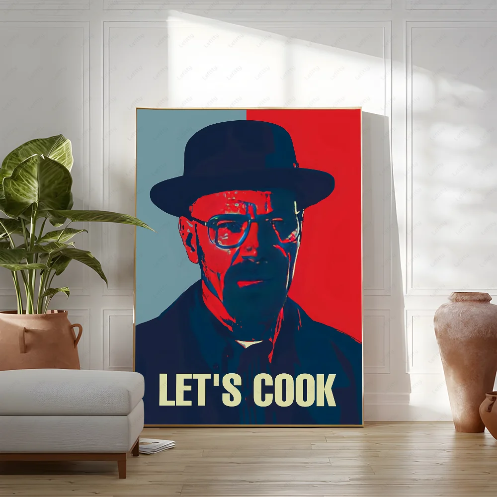 Breaking B-Bad Heisenberg Poster Wandkunst Malerei Studie Nordic Home Decor – Detail 12