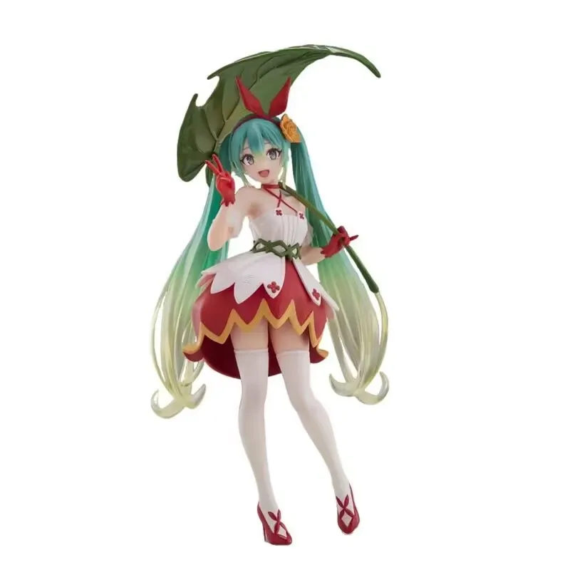 

100% Original Taito 18CM VOCALOID Wonderland Figure Thumbelina 1/7 PVC Action Figure Model Doll Toys
