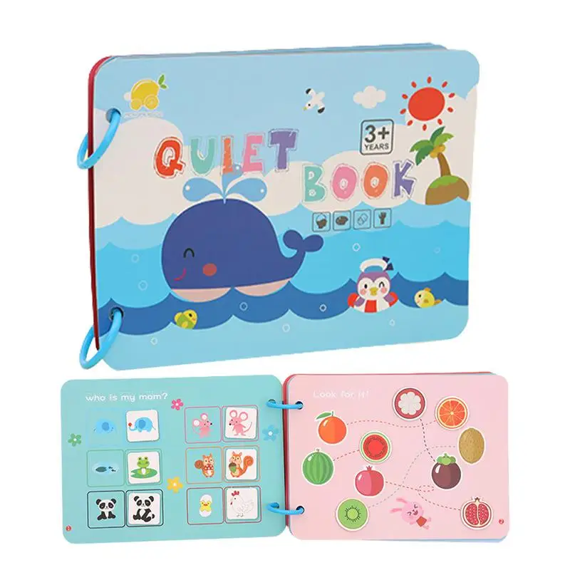 

Early Learning Busy Book Preschool Activity Book Busy Book For Kids Learning Skills Development Preschool Activities And Early