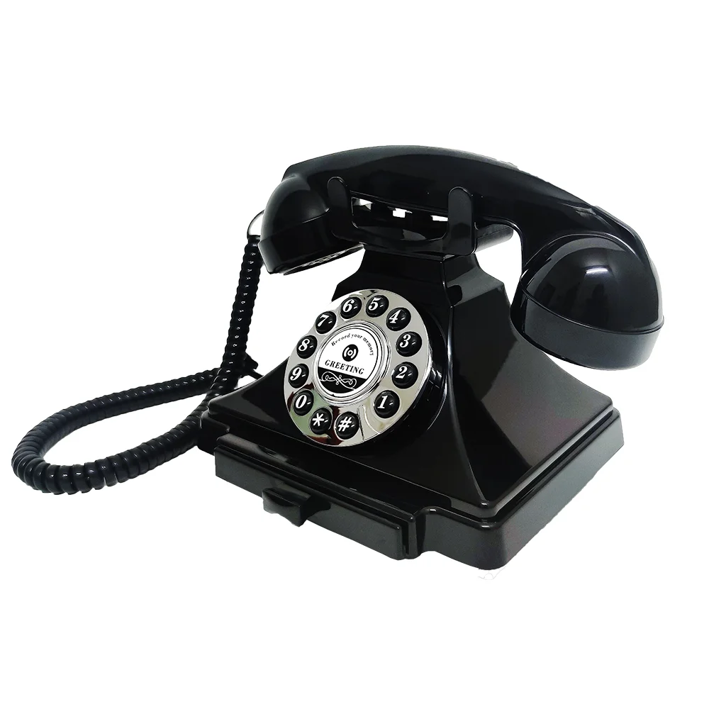 Audio Message Book Phone Audio Guestbook Book Classic Retro Phone Banquet Voice Check-in Message Birthday Party Celebrati