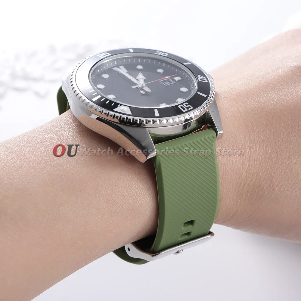 Silicone Waterproof Watchband - Sport Bracelet Rubber Wristband