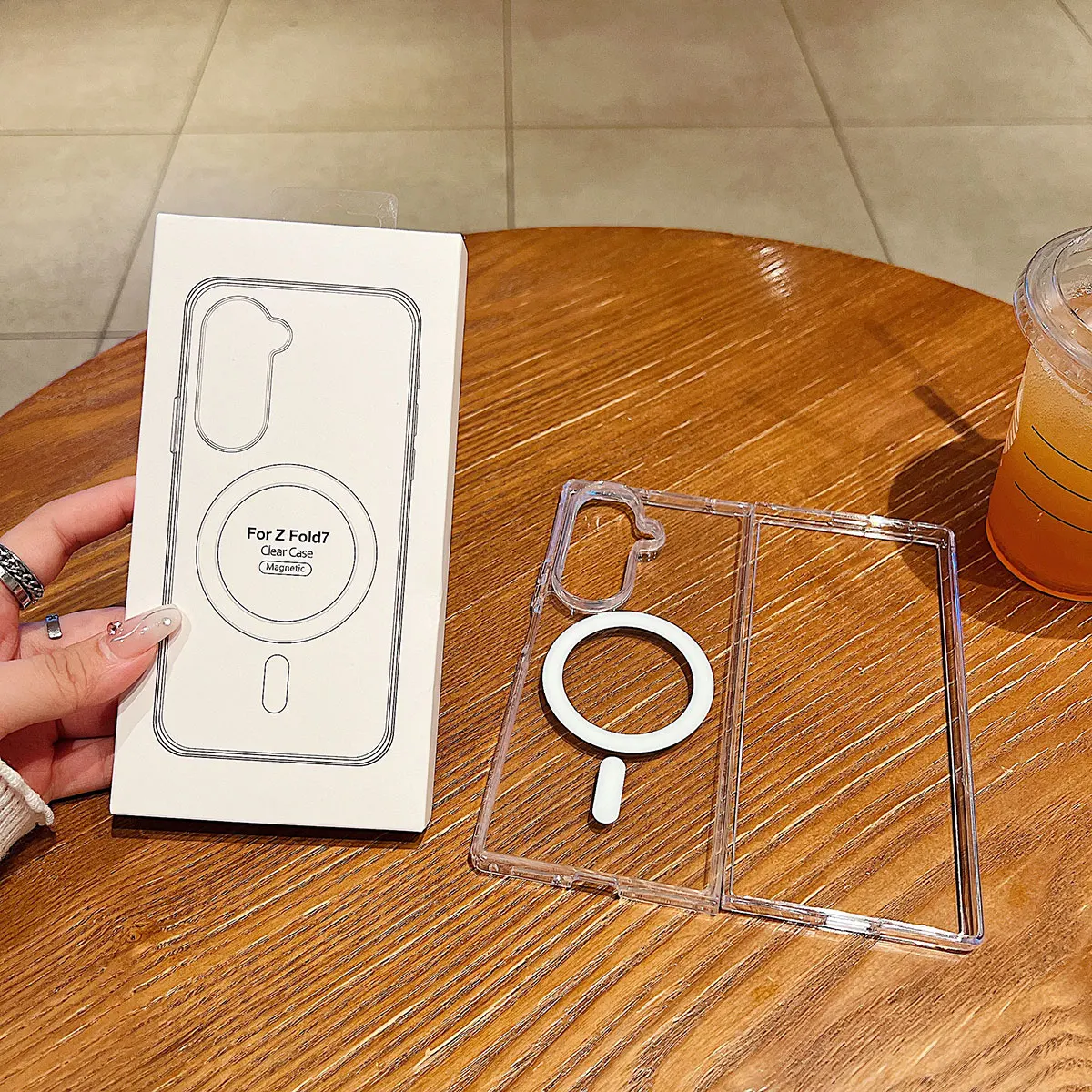 Crystal Clear Magnetic Shockproof Phone Case with Air-Cushion Protection