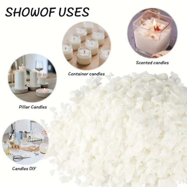 2/5/10/20/30/40 pounds 56 degree soy wax flakes, can be used for DIY handmade, DIY fragrant candle making set, pure soy wax 6