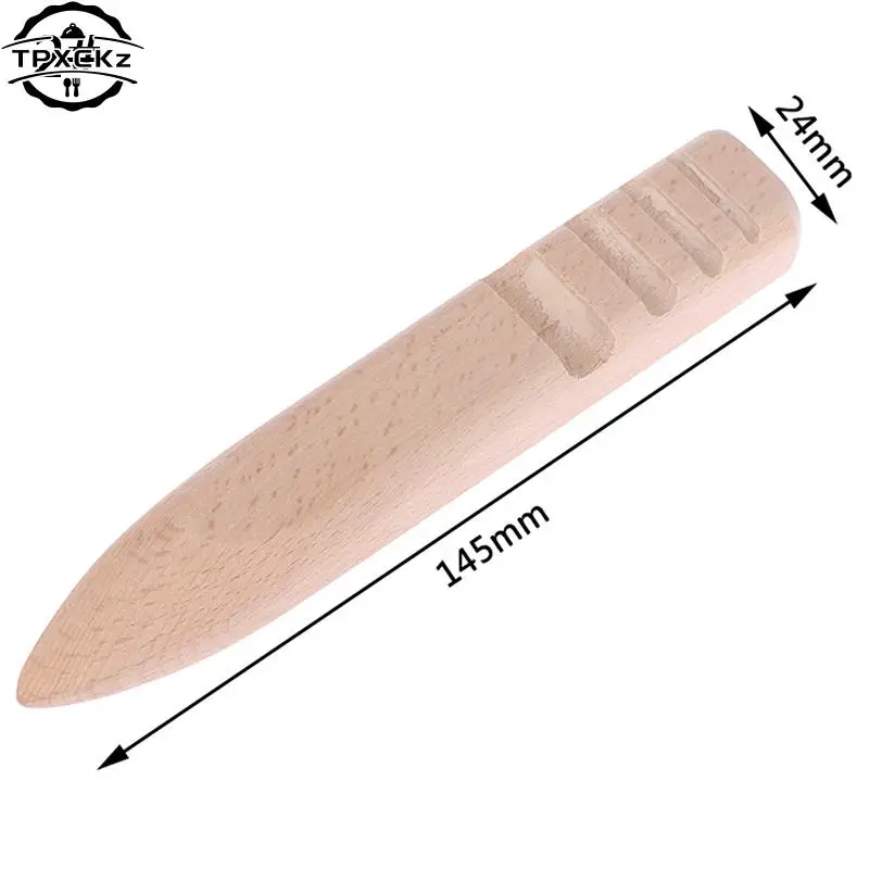 Handmade Burnishing Rod Leather Craft Edges Slicker Round Wood Leathercraft Tool
