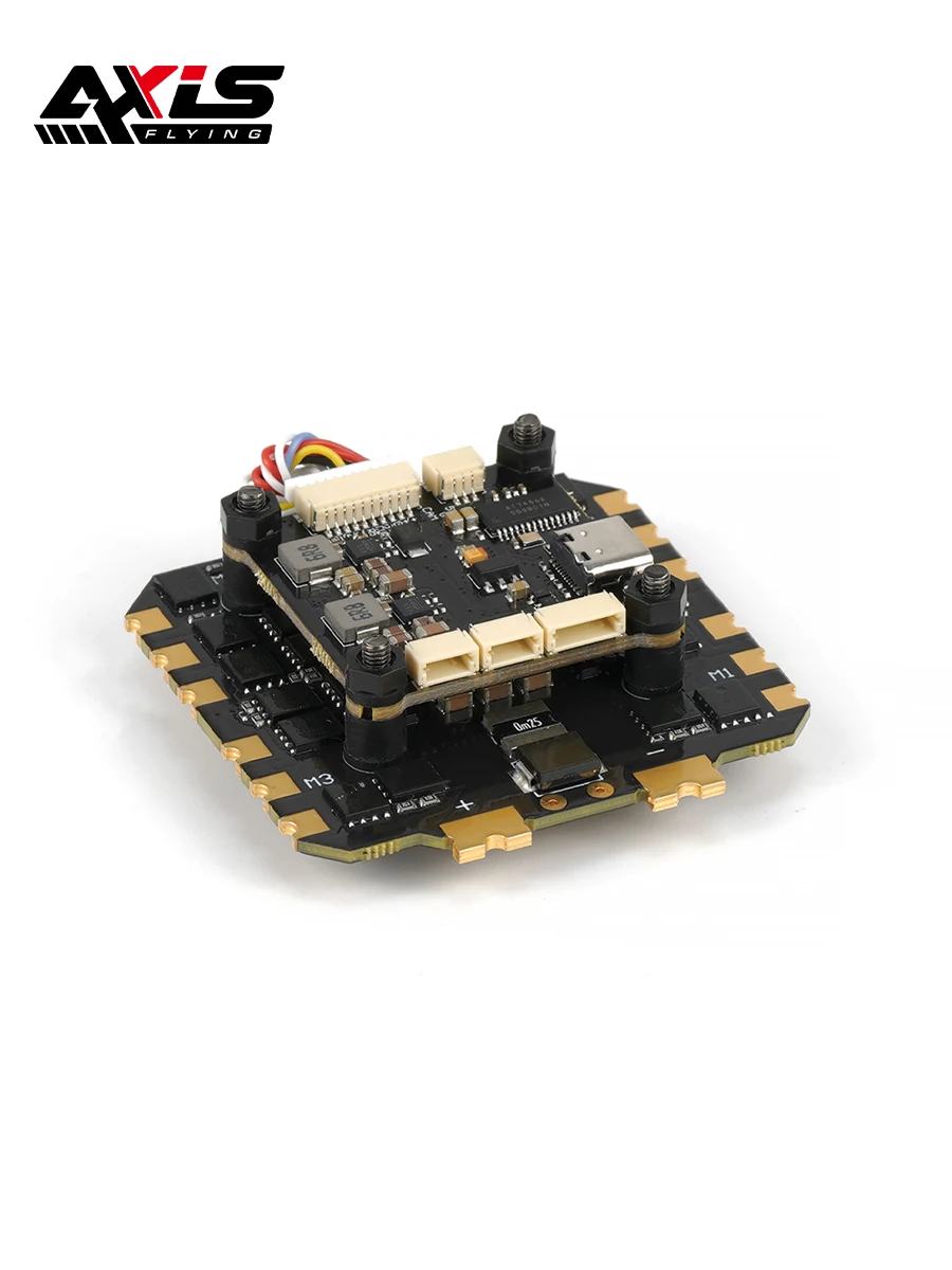 Axisflying Argus ECO Stack 80A+F722/F405 Flight Controller 6S-8S Suitable for 13 inch FPV Drone DIY Part fc&esc stack,flight controller,drone core board