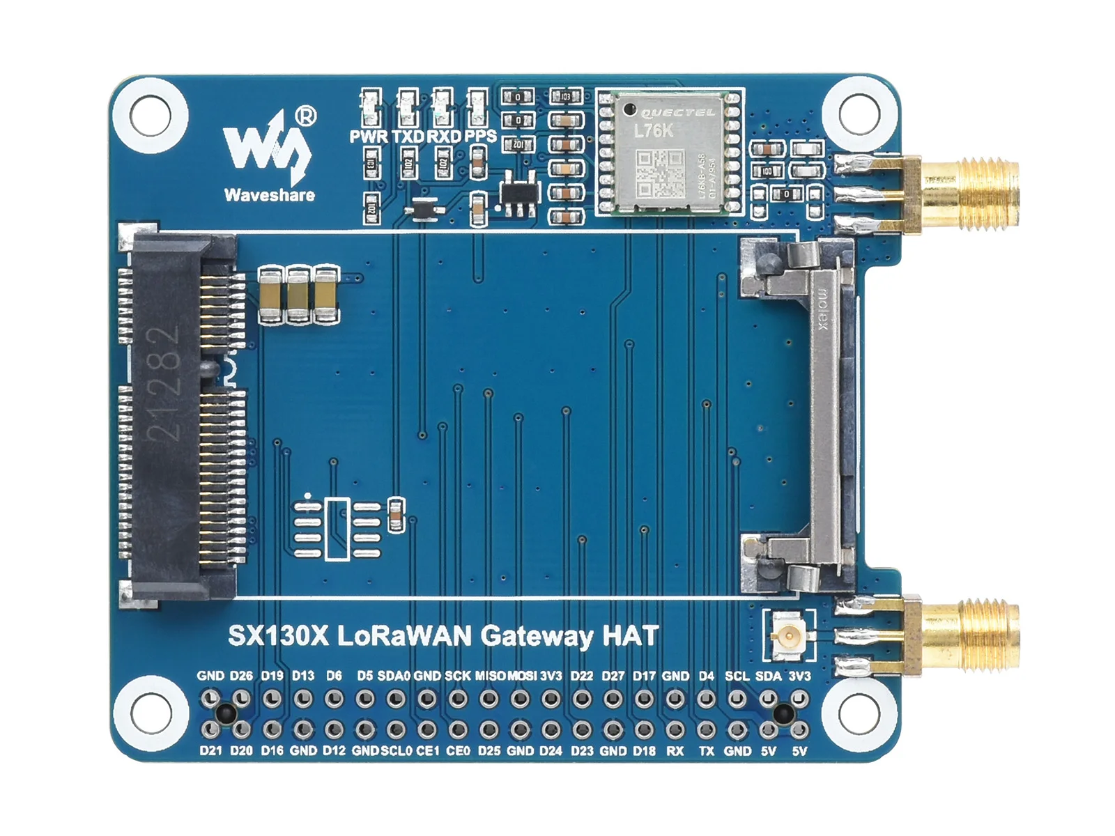 Waveshare ����� ���̿� ����Ʈ���� ���/HAT, ǥ�� �̴� PCIe ����, ��Ÿ� ����, SX1302, 868M, 915M, LoRaWAN