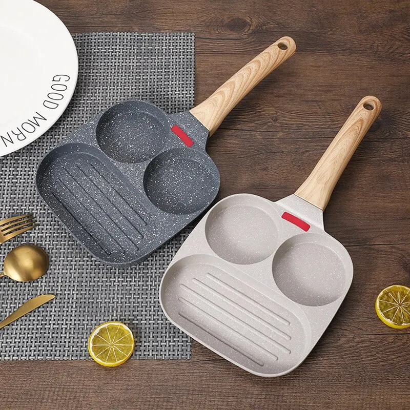 Omelet Pan Non-stick 3 Hole/4 Hole