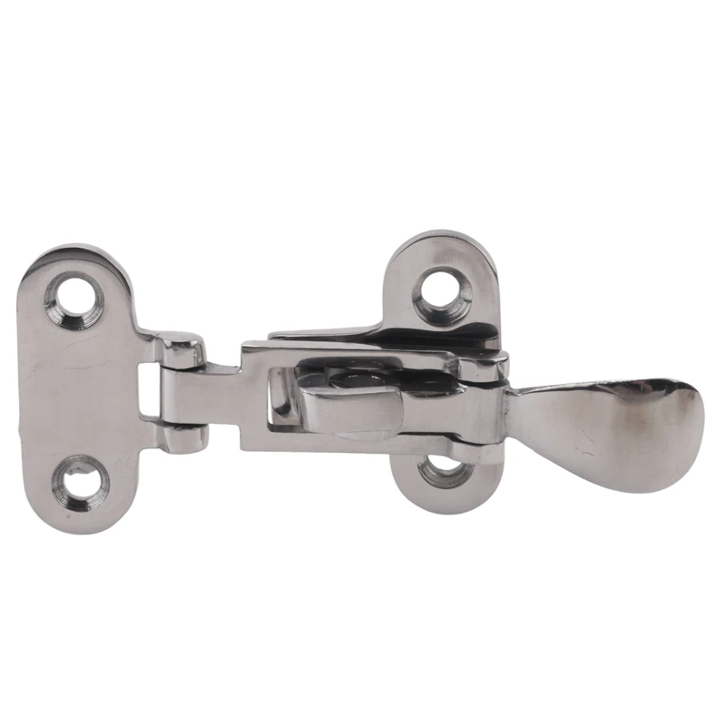 

Marine Boat Stainless Steel Deck Lock Down Clamp Deck Hasp Locker Anti-Rattle Latch Fastener Marine Hardware