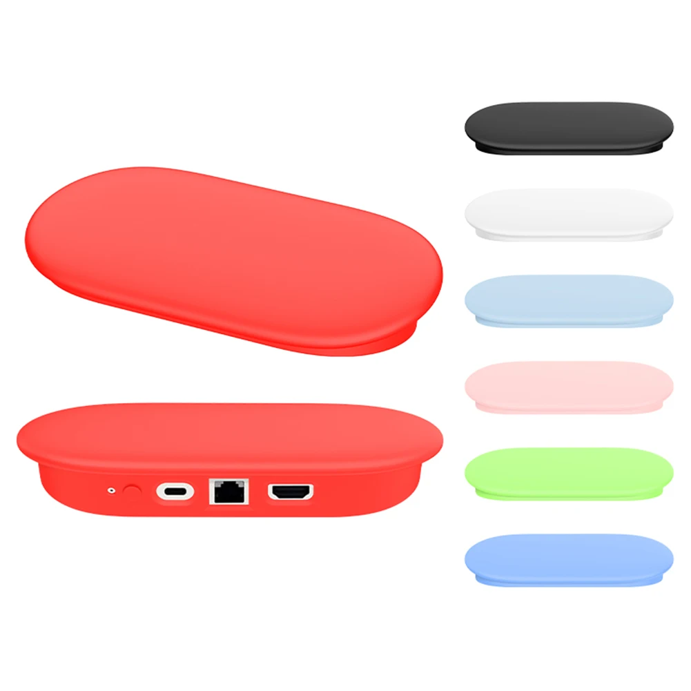 Silicone Protective Cover Anti-Drop Protective Case Protective Sleeve Soft Silicone Cover for Google TV Streamer (4K) Console 3