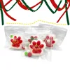 Funny Gift Santa Claus Deer Squeeze Cat Paw Toys Silicone Christmas Gift Pinch Decompression Toy Slow Rebound Relief Relax Toys 4