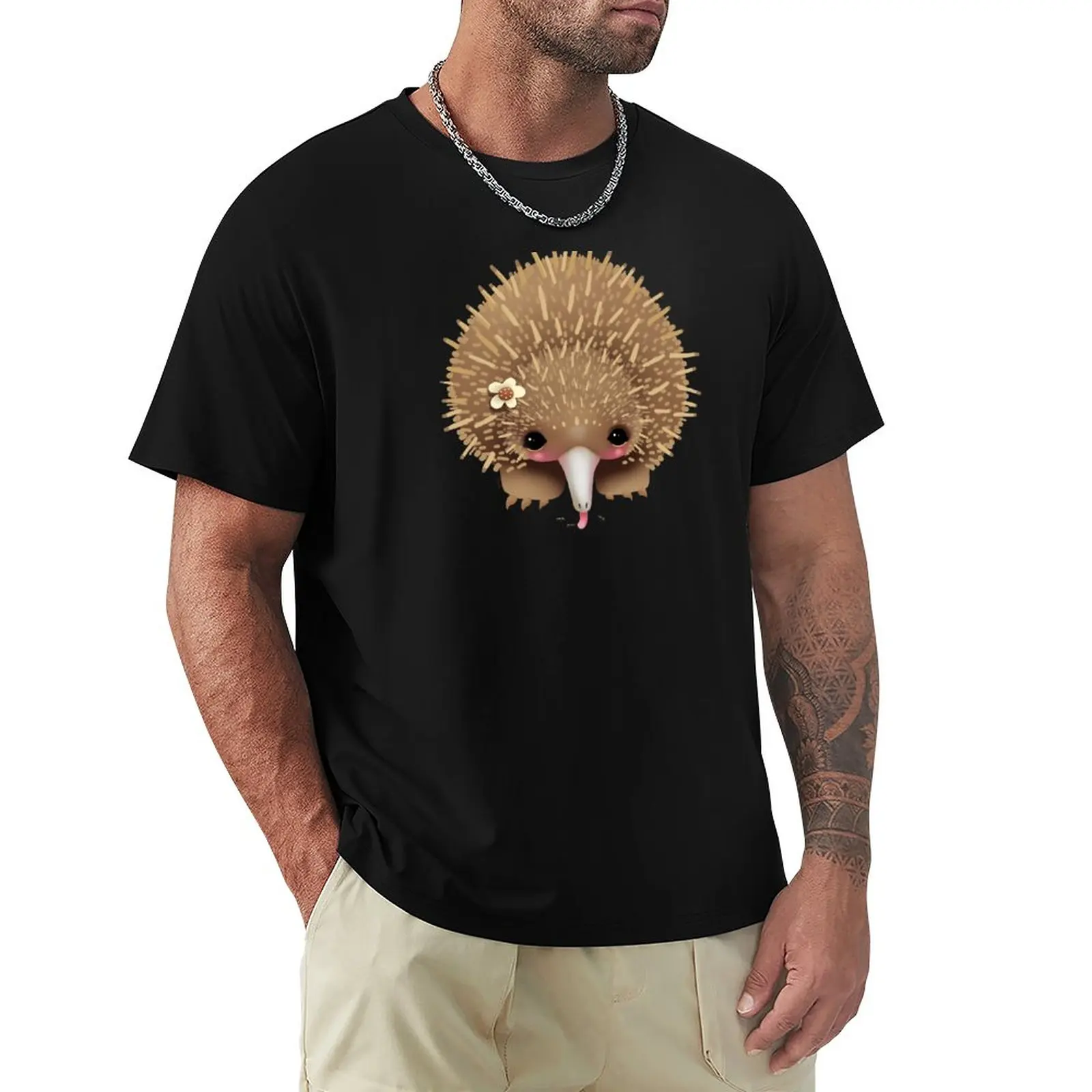 

Baby Echidna T-Shirt kawaii clothes cute tops blacks tshirts for men