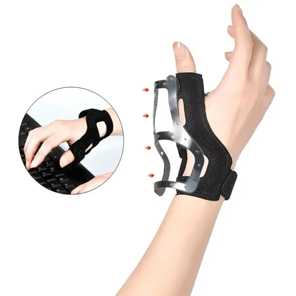 금속 보강 오피스 프로텍트 손목밴드 압축형 경량 조절형 손목밴드 통기성 보호대 보풀이 잘 생기지 않음