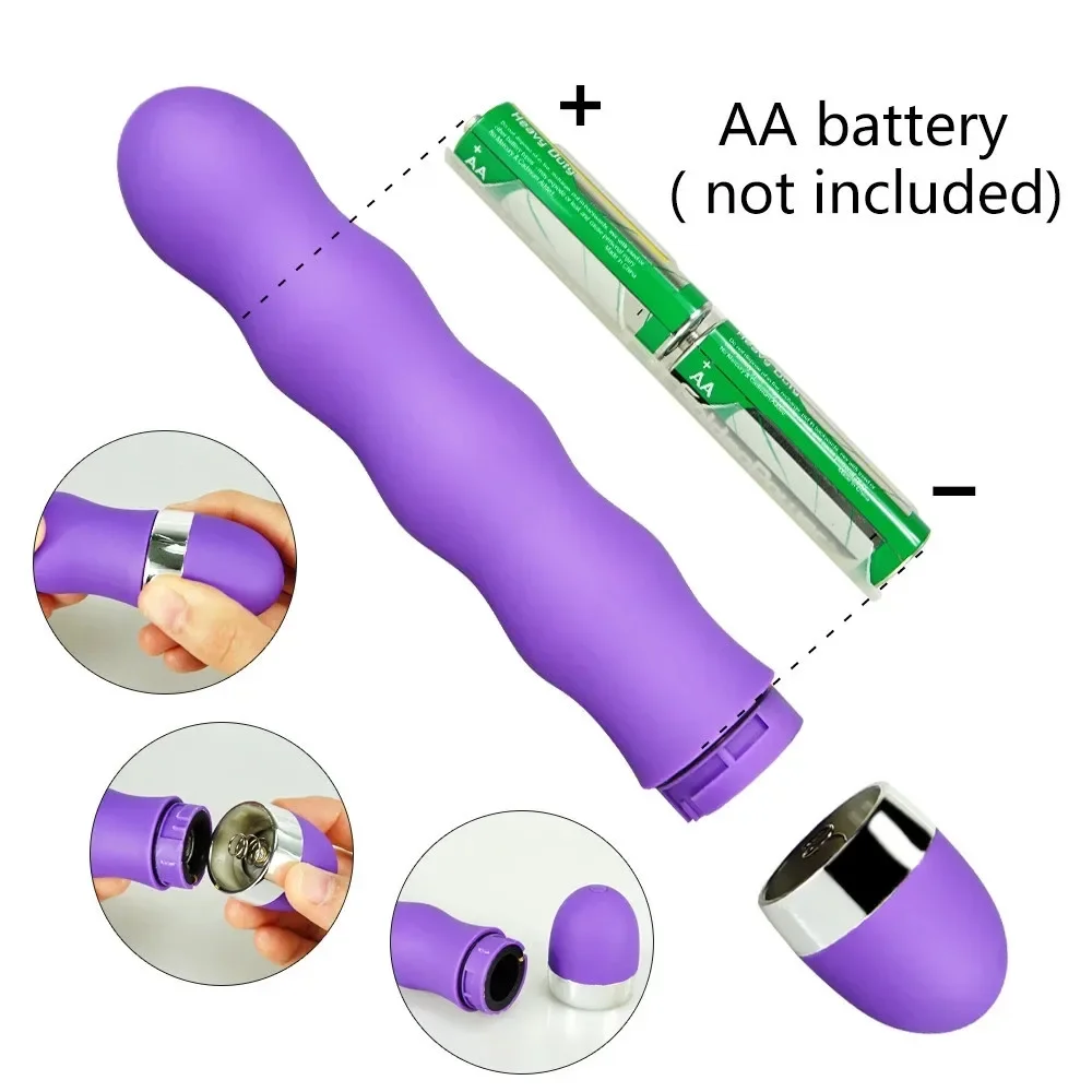 G-punkt vibrator av stav med anale perler og butt plug_voghion.com