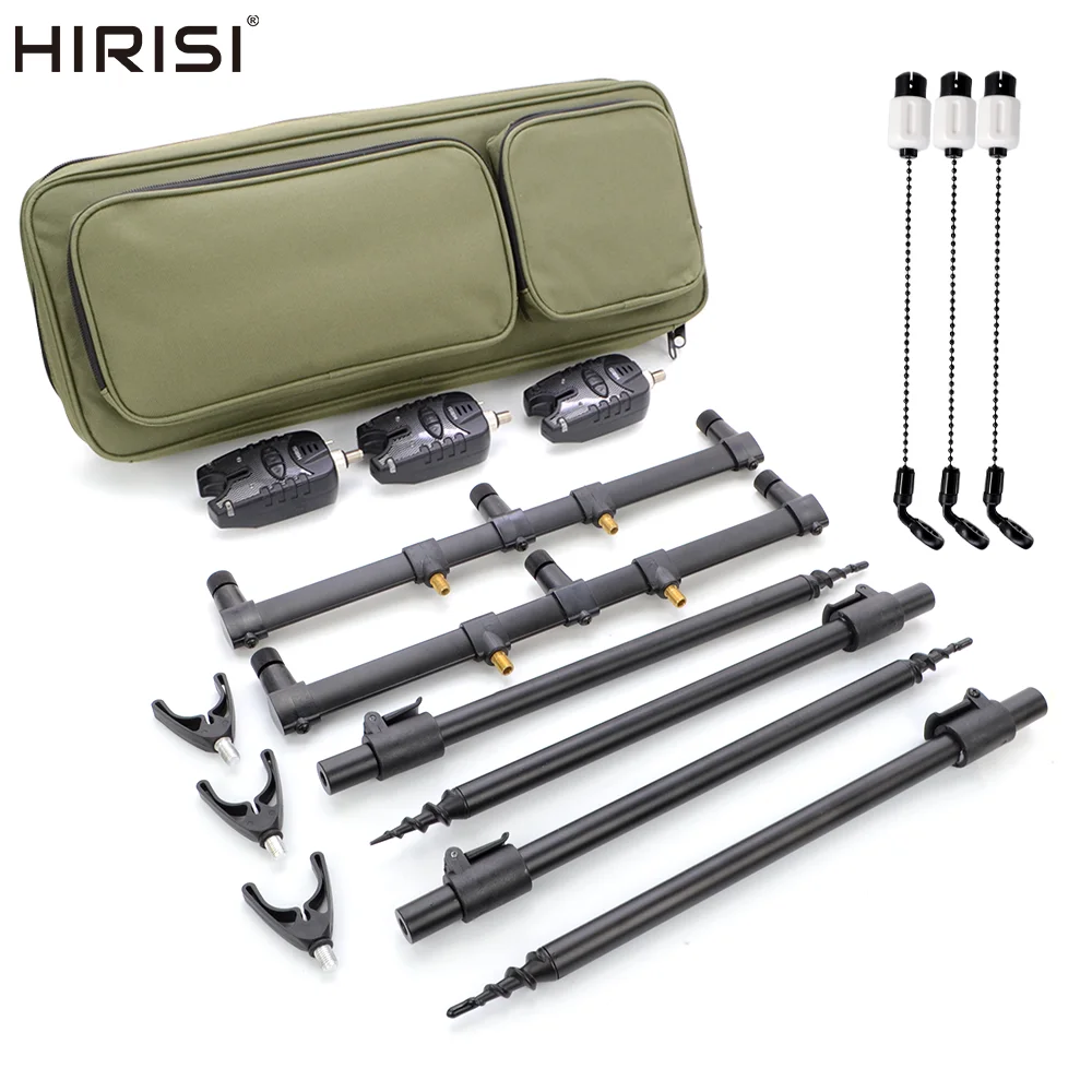 Hirisi Carp Fishing Rod Pod Holder for Fishing Alarms And Swingers Bank