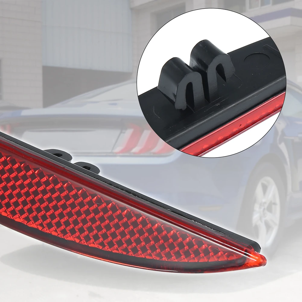 

Auto Lamp Car Light Rear Reflector Light Car Accessories For Ford Mustang 2018-2022 Rear Bumper Reflector Lens