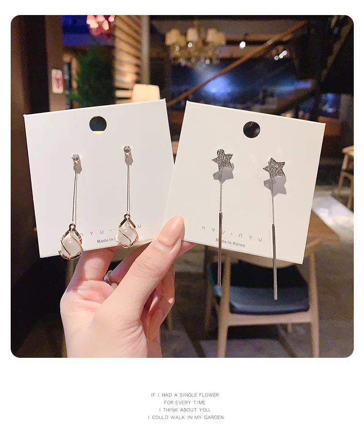 High Quality Silver Earrings For Women  Fashion New Popular  Wholesale of Popular Acceesries