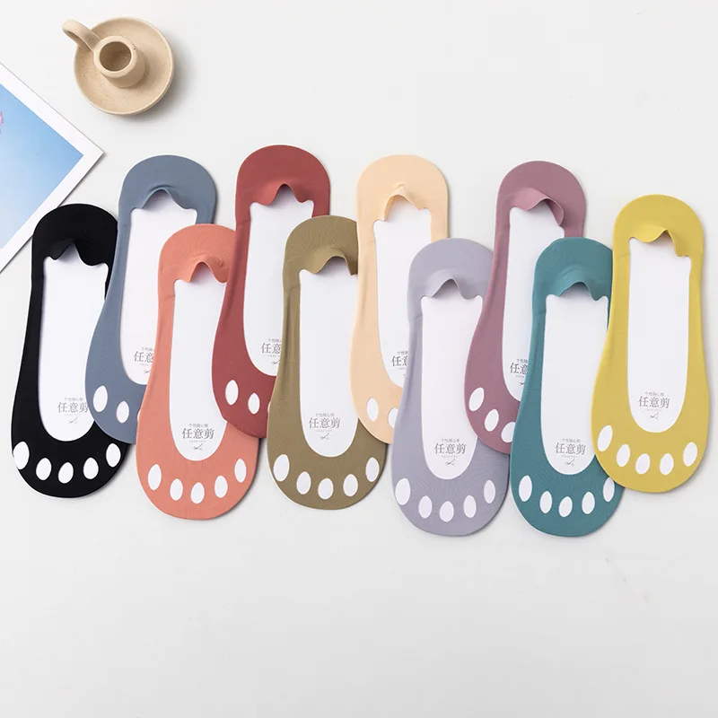 

Женские летние тонкие невидимые носки-лодочки, носки с пятью пальцами, силиконовые носки с открытыми пальцами