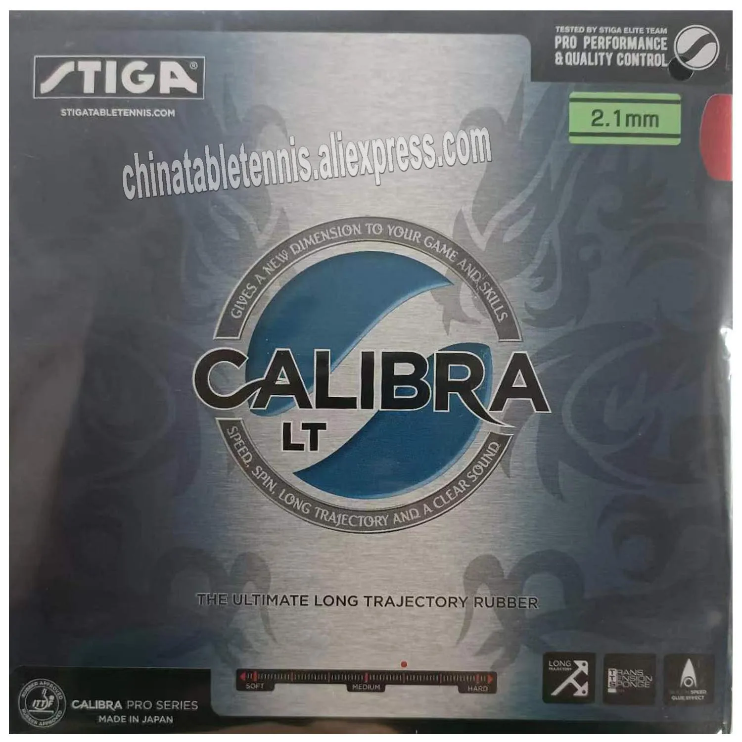 

STIGA CALIBRA LT pimples in table tennis rubber ping pong spin quick attack with loop guo