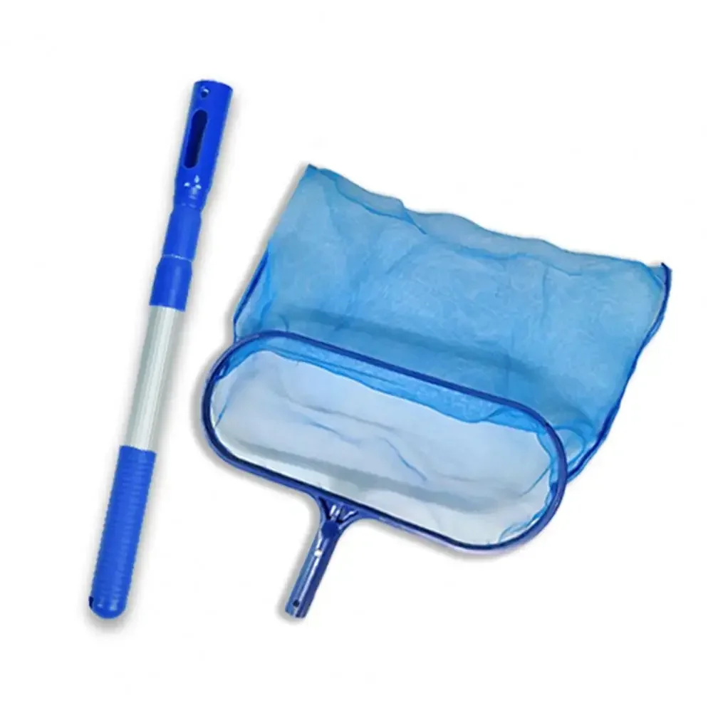Telescopic Pool Cleaner Handle Rod Swimming Pool Cleaning Fishing Net Supplies Handheld Clean Telescoping Pole Cleaning Tool Ad