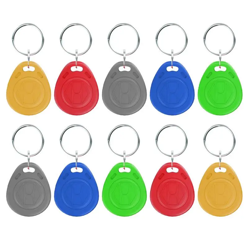 125KHz Waterproof RFID Key Fob Tag Pack of 10