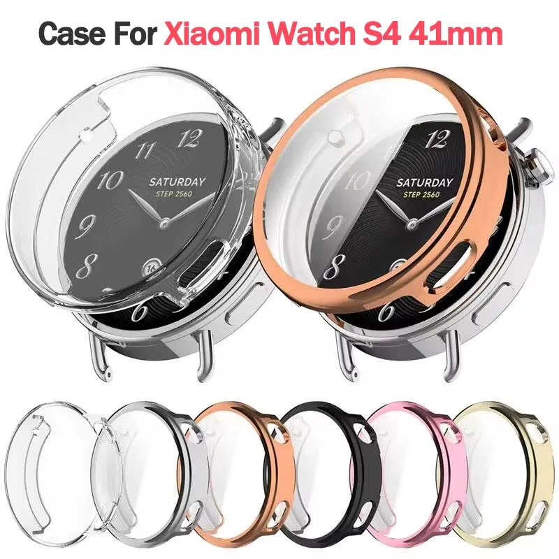 Enhanced Soft TPU Smart Watch Case - Full Coverage Protective Shell