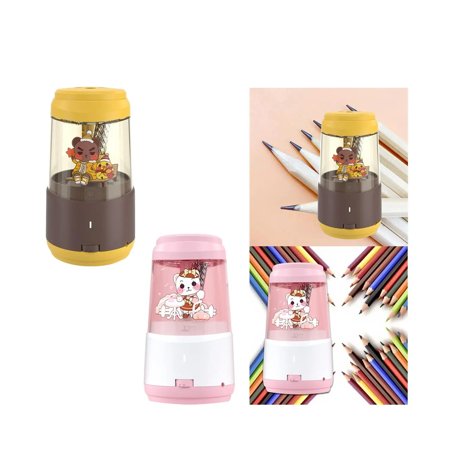 연필깎이 다공성 연필깎이, 6.5-9.5mm 연필용