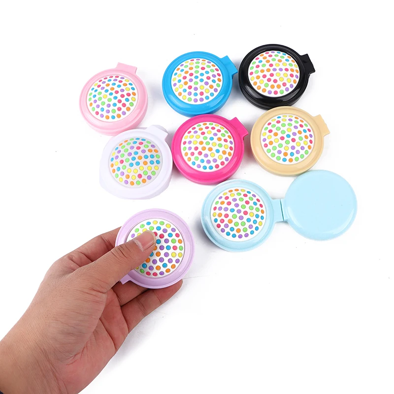 

Candy Colors Cartoon Airbag Comb Baby Mini Portable Folding Hair Brush With Mirror Head Massager Cushion Pocket Styling Tools