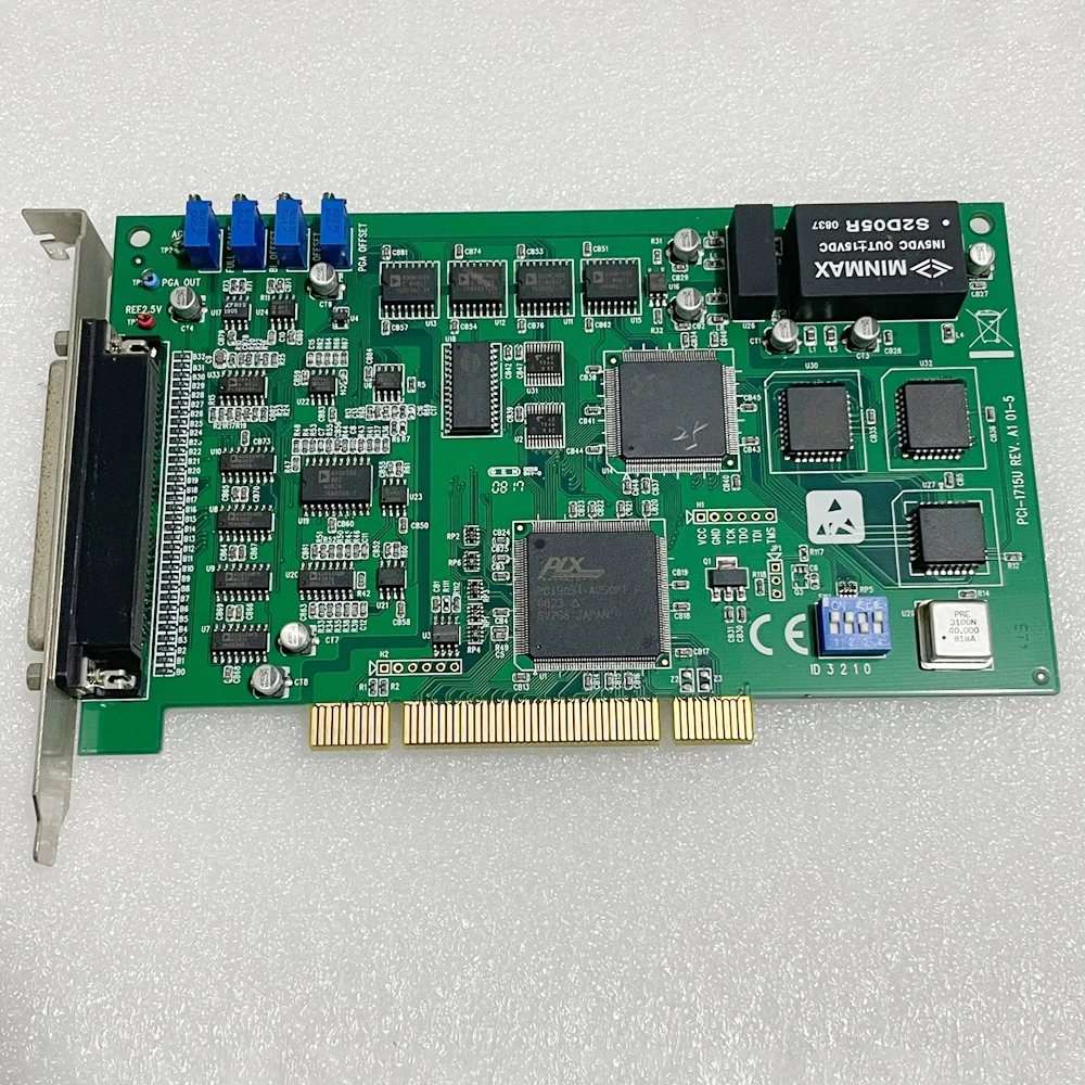 

For Advantech Captur Card 500K 12 Bit 32-Channel Isolated Analog Input Card PCI-1715U