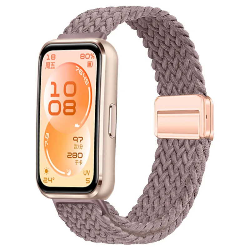 Braided Nylon Magnetic Buckle Adjustable Strap