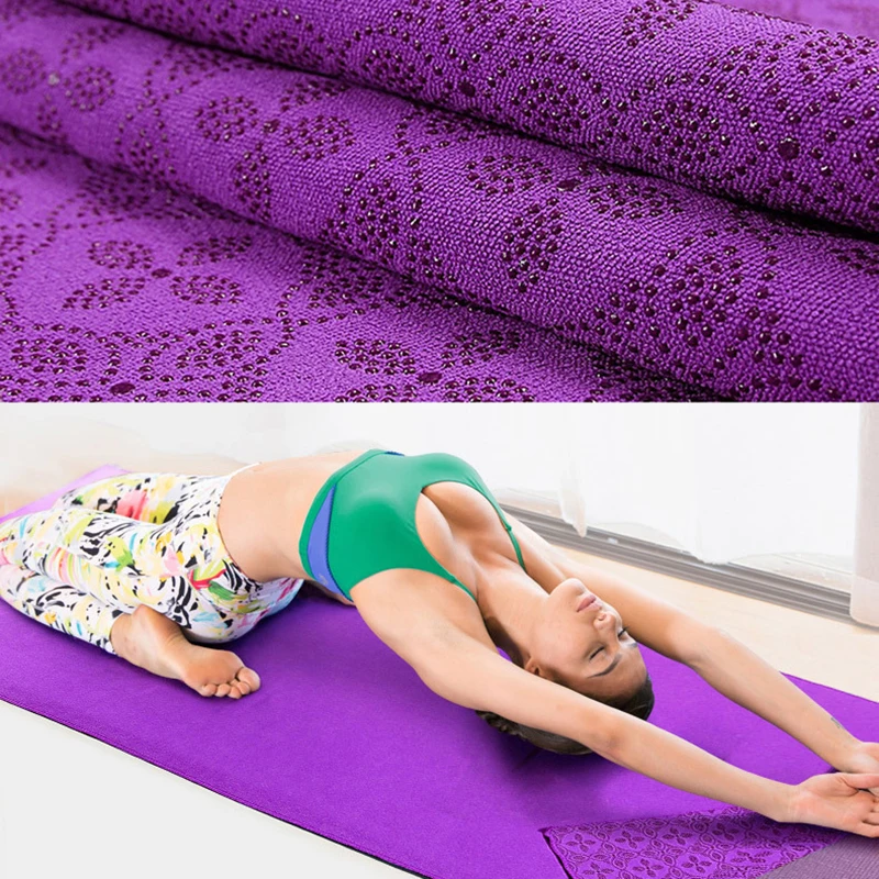 Description Picture 6 of item1PC Yoga Towel Yoga Mat Cloth Ultra-Thin Model Sweat-Absorbent Non-Slip Blanket Towel Yoga Accessories