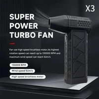Mini Turbo Jet Fan Electric Air Duster with 3 Gear Adjustable 130000RPM Wind Speed 52m/s Car Computer Cleaning Blower Tool 1