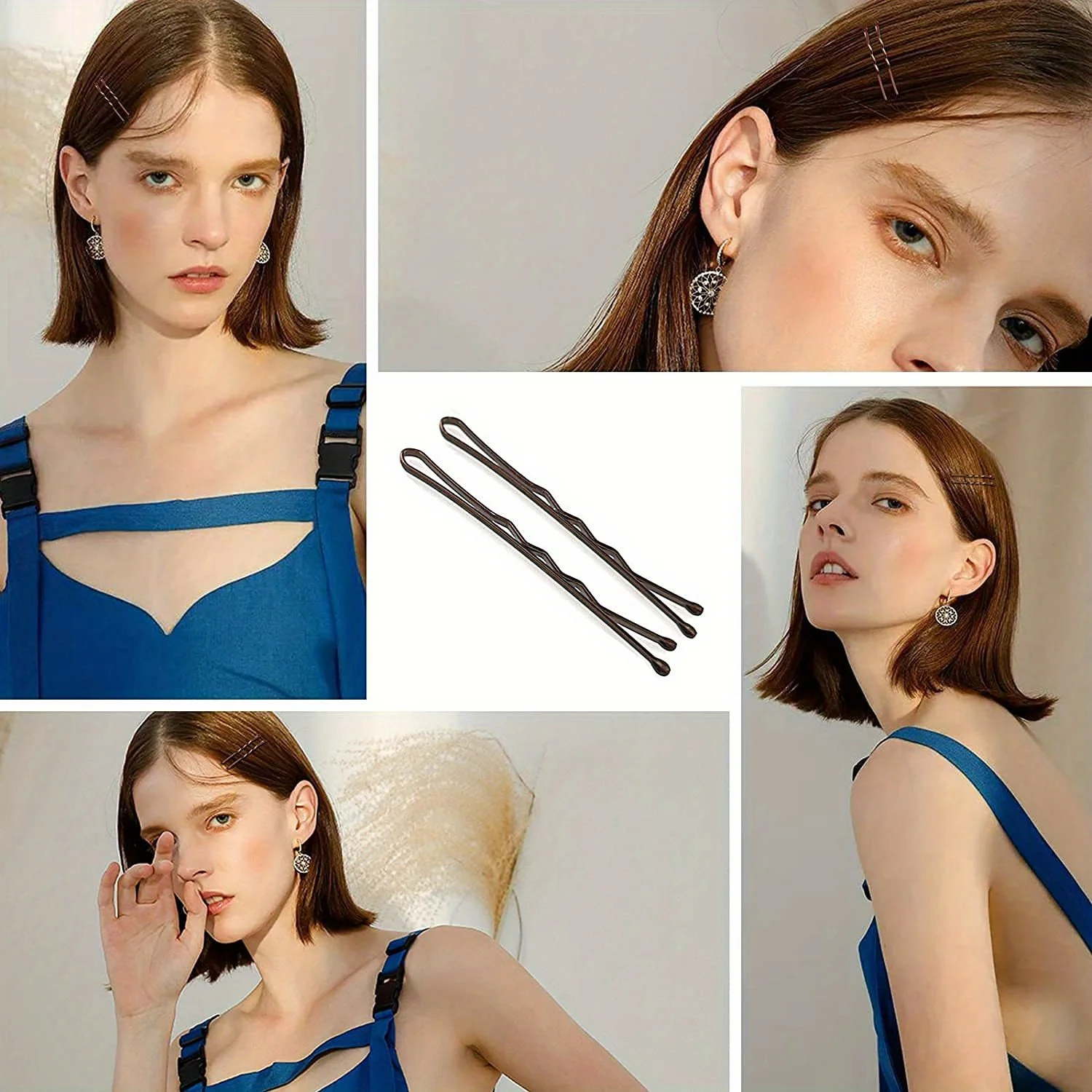 Deluxe Black Hair Clip Set - 100-Piece Collection