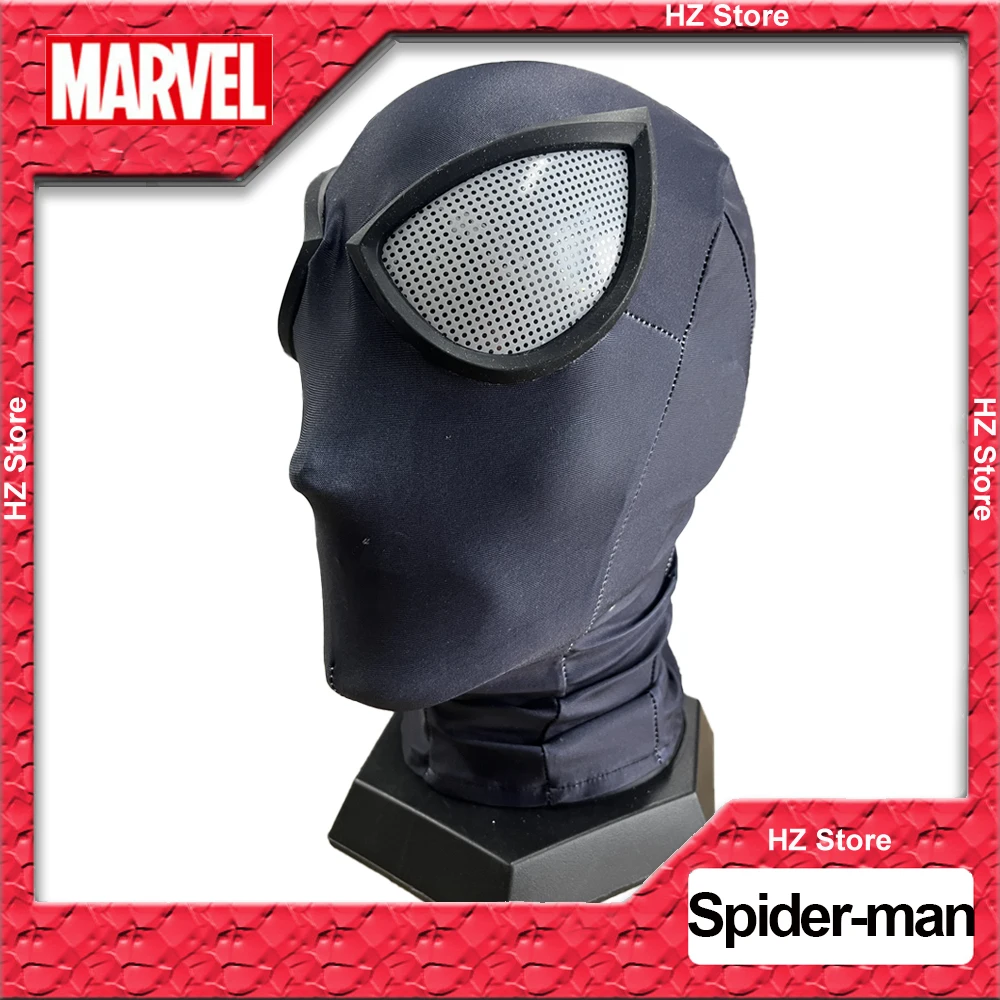 Marvel Superhero Ps4 Black Spider-Man Mask Anti Static Warsuit Head Cover Costumi Cosplay Di Halloween Copricapo In Tessuto Spandex