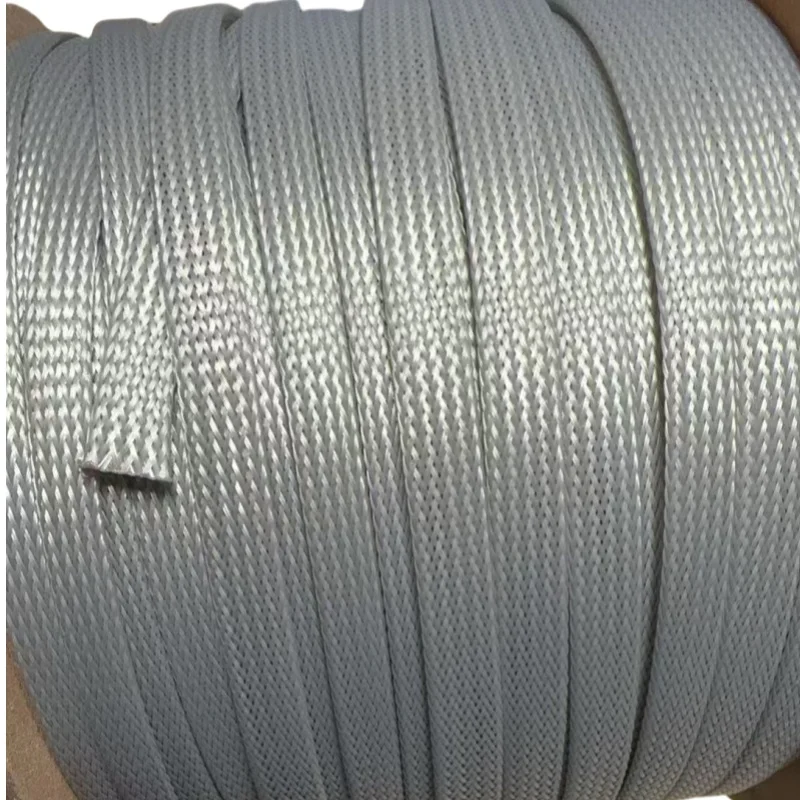 100m Nylon Braided Mesh Tube - Colorful Anti-Wear Protective Netting