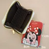 Cute Mickey Minnie Organ Card Bag PU Leather Wallet Cartoon Business Card Case Credit Card Holder Mini Zipper Clutch Bag 5