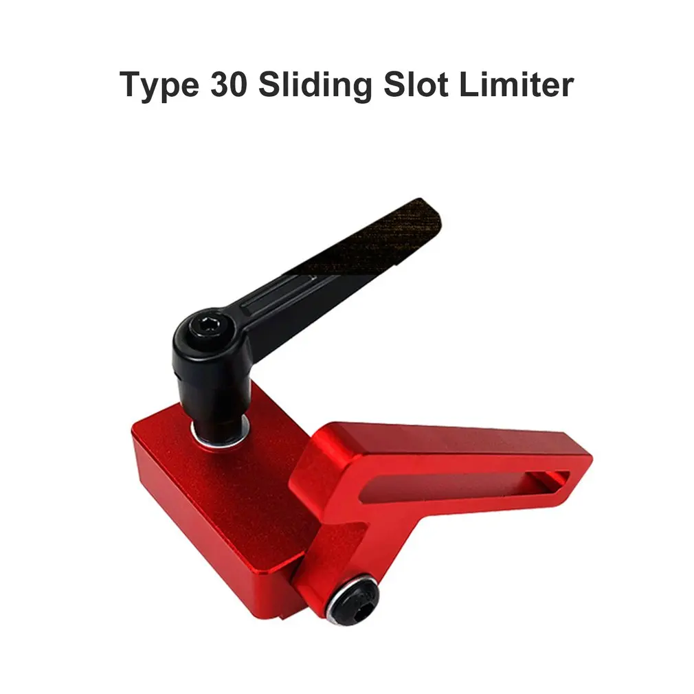 

Hot 30mm T-Slot Miter Track Stopper T-Track Woodworking Chute DIY Hand Tools Type 30 Woodwork Limiter Stop Tool Fast Delivery