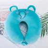 U-shaped Plush Pillow Cartoon Adult Children Neck Protection Pillow Driving Travel Students Lunch Break Nap Cushion 5