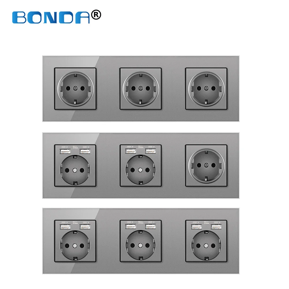 BONDA USB Порты и разъёмы стены Зарядное устройство адаптер зарядки электрическая