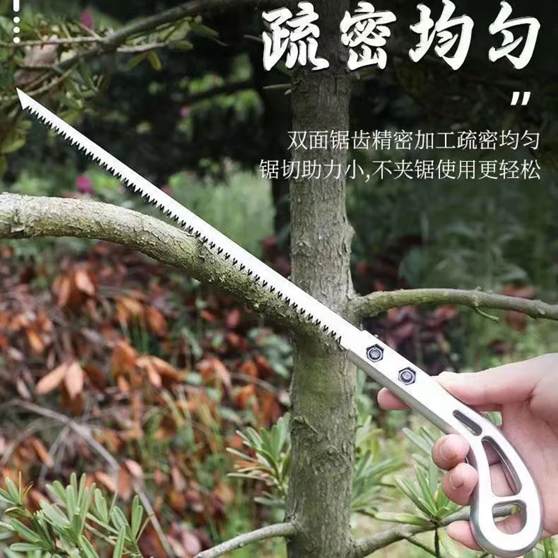 Handsaw Garden Saw SK5 Steel Saw Tools W/ Wooden Handle Woodworking 340mm Convenient For Wall Panel Bending