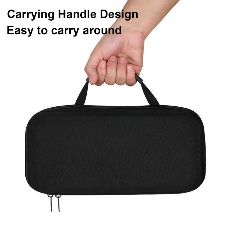 Microphone Case Dual Microphones Carrying Bag Water-resistant Shock-proof for Storing 2 Microphones
